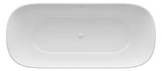 Laufen freistehende Badewanne MEDA 800x1800x590 Marbond weiß – Bild 2