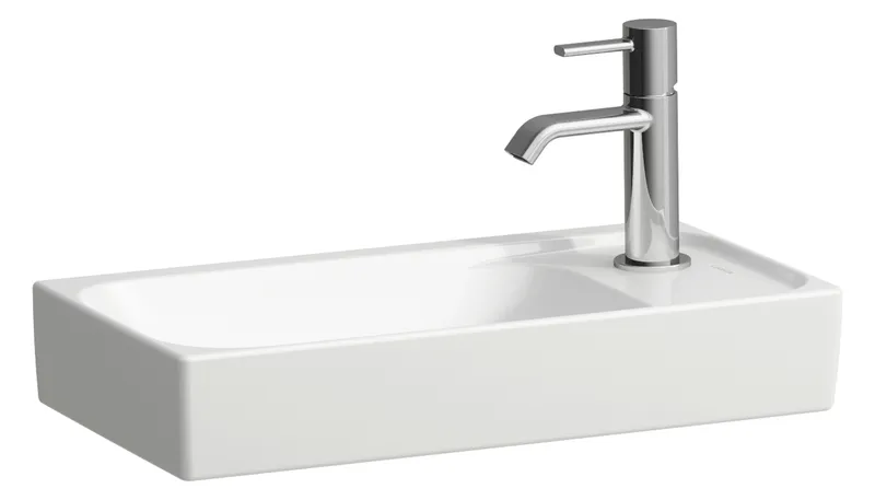 Laufen HWB MEDA 235x460x115 asym. 1.Hl. ohne Überlauf Becken links LCC weiß