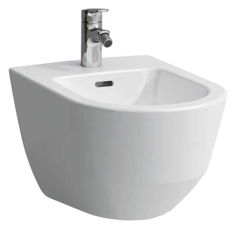 Laufen Wandbidet PRO 530x360 1 Hahnloch o. seitl. Loch f. Wasserans schwarz matt