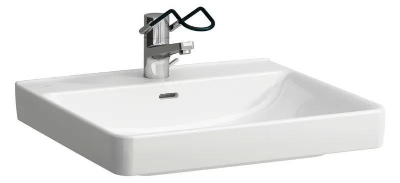Laufen Waschtisch barr-frei PRO LIBERTY 550x600x190 ohne Hahnloch mit Überlauf LCC Active