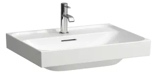 Laufen Waschtisch MEDA 460x600x160 1 Hahnloch mit Überlauf weiß matt