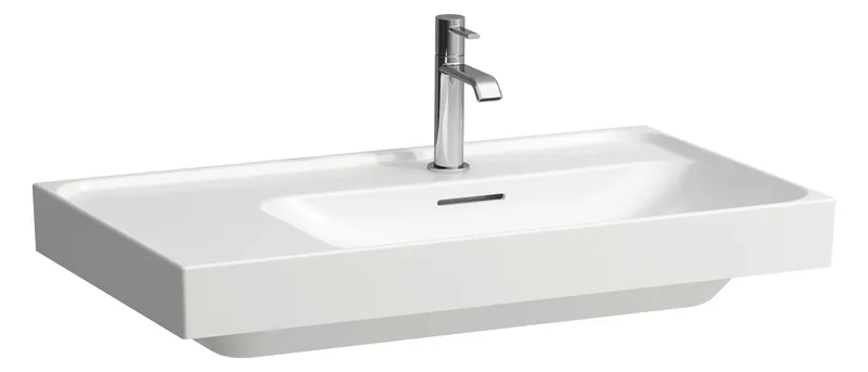 Laufen Waschtisch MEDA 460x800x160 Ablage links 1 Hahnloch mit Überlauf LCC weiß