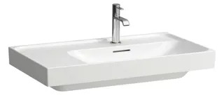 Laufen Waschtisch MEDA 460x800x160 Ablage links 1 Hahnloch mit Überlauf LCC weiß