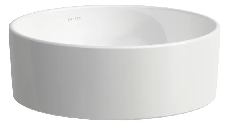 Laufen Waschtisch-Schale SAVOY 380x380x130 rund ohne Hahnloch ohne Überlauf weiß