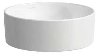Laufen Waschtisch-Schale SAVOY 380x380x130 rund ohne Hahnloch ohne Überlauf weiß