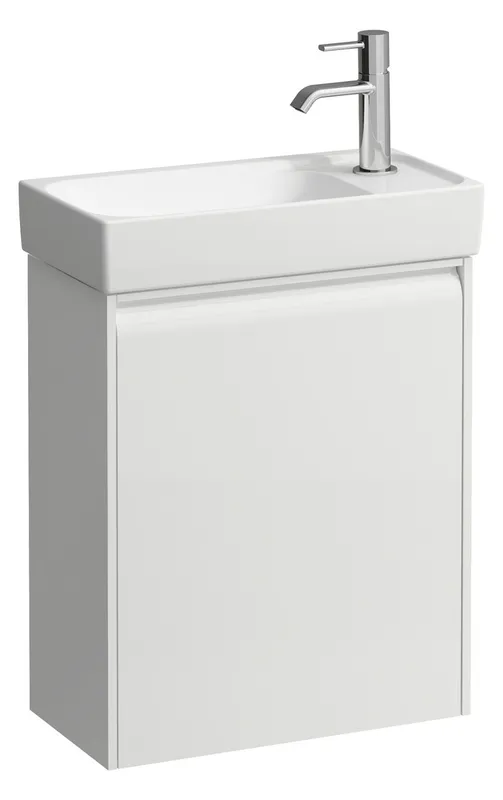 Laufen WTU MEDA 222x437x515 1Tür Scharn. rechts integ.Griffleiste f.WT H815113 weiß matt
