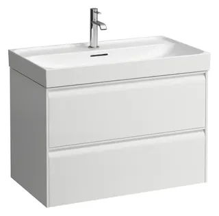 Laufen WTU MEDA 448x784x515 2 Schubl. integ. Griffleiste f.WT H810117 weiß matt