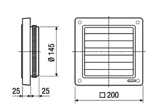 Maico Kleinraumventilator AKE 150/1 DN 150, Kellerentfeuchtung, 250 m3/h – Bild 5