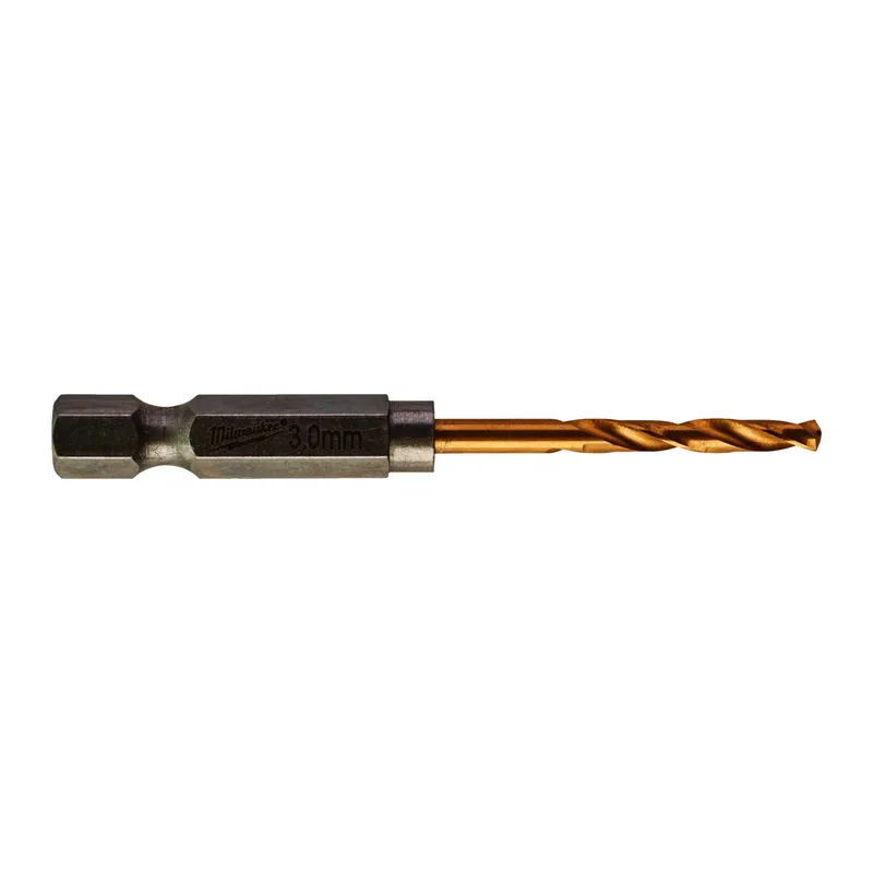 Metallbohrer HSS G HEX Titan 3,0x65mm(10