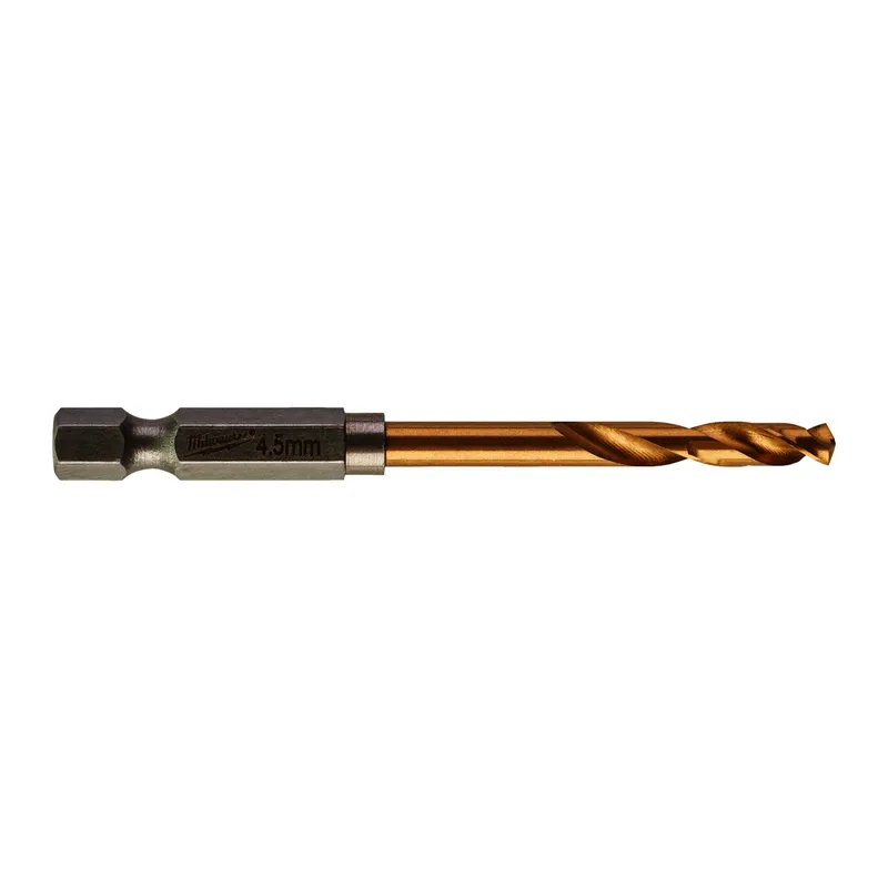 Metallbohrer HSS G HEX Titan 4,5x76mm(10