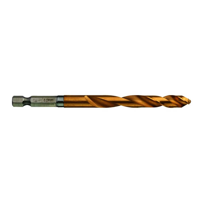 Metallbohrer HSS G HEX Titan 8,0x111mm(5