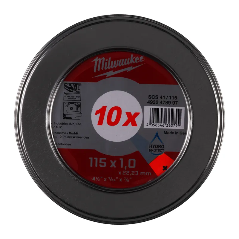 Metalltrennscheibe PRO+ INOX 115 mm 10 x SCS41 1 mm in Metallbox