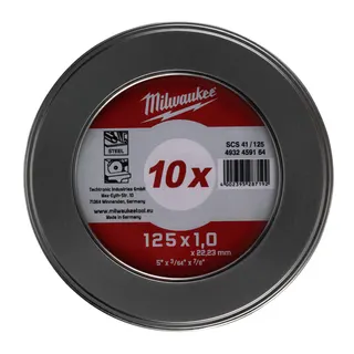 Metalltrennscheibe PRO+ INOX 125 mm 10 x SCS41 1 mm in Metallbox – Bild 1