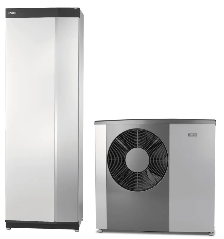 NIBE Luft-Wasser Wärmepumpenpaket 2201 S2125-8 + VVM S320