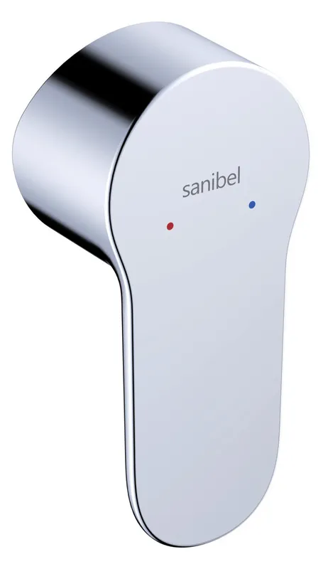 sanibel 1001-Hebel zu UP-Armaturen A25 mit sanibel-Schriftzug verchromt