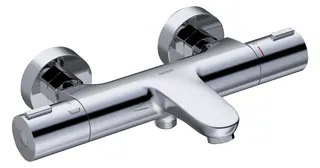 sanibel 1001-Wannenthermostat A25 Auf- putz verchromt