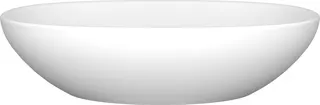 SCALIDO-Mineralguss-Aufsatzschale oval 480x301x120mm weiß matt
