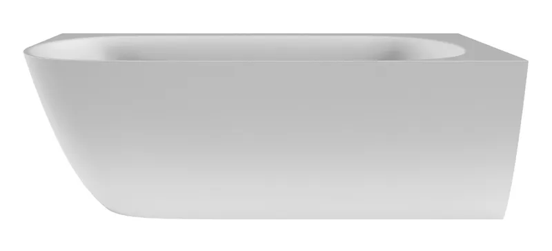 SCALIDO-Mineralguss-Badewanne für Ecke Var rechts o ÜL 1700x750x580mm weiß matt