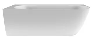 SCALIDO-Mineralguss-Badewanne für Ecke Var. links o ÜL 1700x750x580mm weiß matt