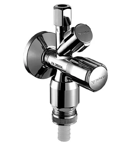 SCHELL Kombi-Eckventil COMFORT RV, RB, 1/2", chrom