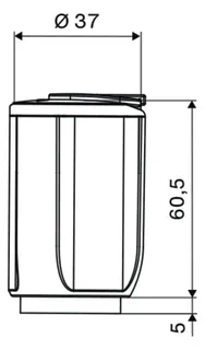 SCHELL Sanitärgriff SECUR abschließbar, 1/2", chrom – Bild 2
