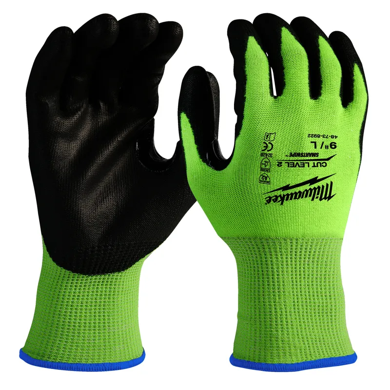 Schnittschutzhandschuhe HI VIS K 2B Gr.7