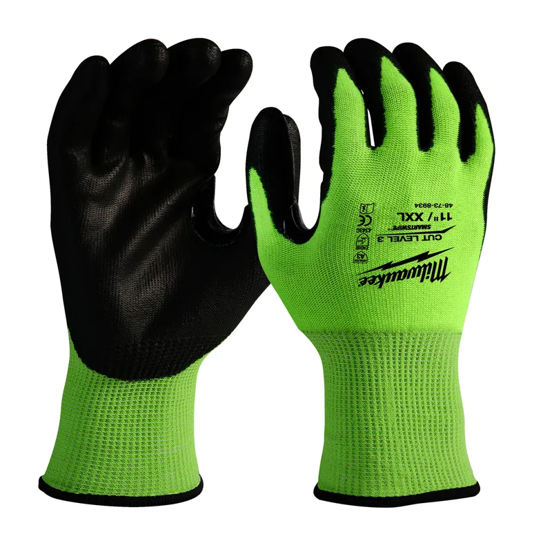 Schnittschutzhandschuhe HI VIS K3C Gr.11
