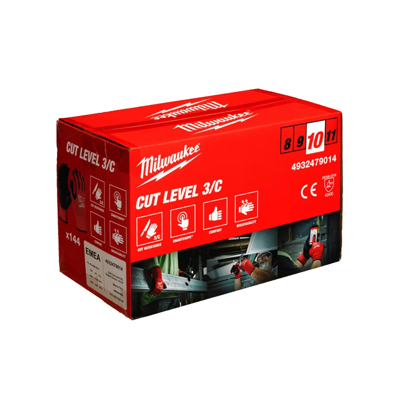 Schnittschutzhandschuhe Kl 3/C Gr.10 XL 144er Pack