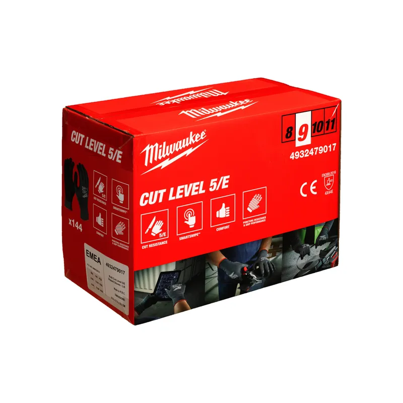 Schnittschutzhandschuhe Kl 5/E Gr. 9 (L) 144er Pack