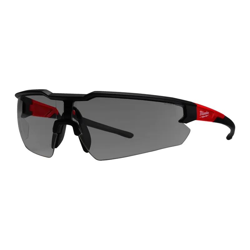 Schutzbrille grau kratzfest
