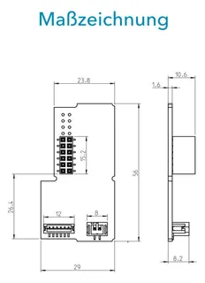 Sensus WMZ Datenkommunikationsmodul M-Bus PSF/PTF – Bild 2