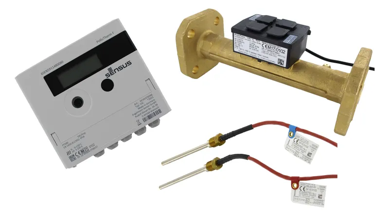 Sensus WMZ PoThF-Set PF130 Qp 3,5 B DN25 L:260 FL PN16 100/6,0
