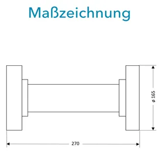 Sensus WMZ/WZ Flanschrohr (FF-Stück) DN50 L:270 FL PN16 – Bild 3