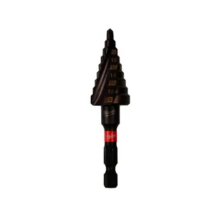 SHOCKWAVE Stufenbohrer 4 bis 20 mm 2 mm Stufen