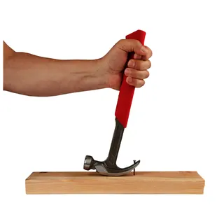 Stahl Klauenhammer gekröpft 570 g – Bild 5