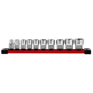 Steckschlüsseleinsatz Set 3/8" impe. 10-teilig auf Schiene