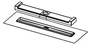 TECEdrainline-Evo Duschrinne, farbig beschichtet, schwarz matt, 1000mm – Bild 5
