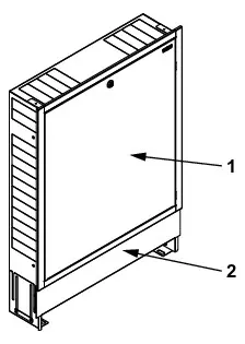 TECEfloor Komfort Verteilerschran UP 110, Breite 1140 mm – Bild 2