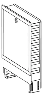 TECEfloor Komfort Verteilerschran UP 110, Breite 1140 mm – Bild 3