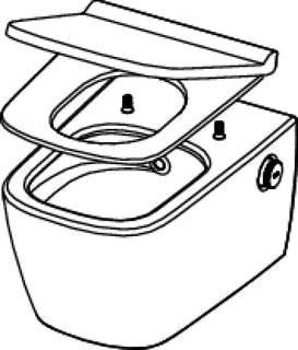 TECEneo Set, Warm-/Kaltwasser und Sitz/Deckel SLIM – Bild 4