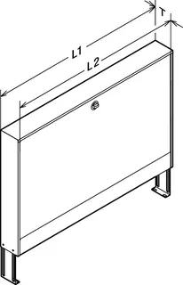 Viega AP Verteilerschrank 1295.1 700 mm für Modell 1010 – Bild 3