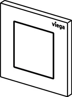 Viega Urinal Betätigungsplatte Visign for Public 10 8630.2 Edelstahl gebürstet – Bild 3