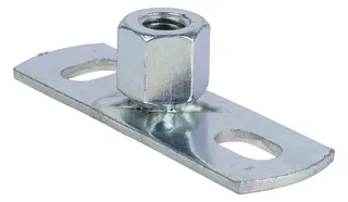 Walraven Grundplatte 670 ev IG M8/M10 L: 80 4-fach angeschw. Mutter