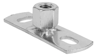 Walraven Grundplatte 670 ev IG M8/M10 L: 80 4-fach angeschw. Mutter – Bild 2