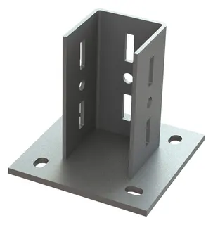 Walraven Profilfuß Maxx BP100 für Maxx-Profil 100 / fv 220x220x210mm