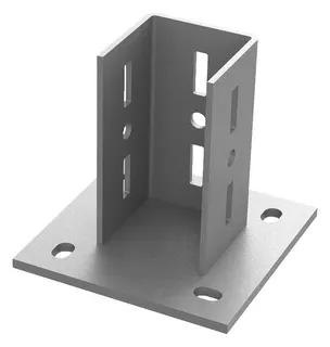 Walraven Profilfuß Maxx BP100 für Maxx-Profil 100 / fv 220x220x210mm – Bild 2