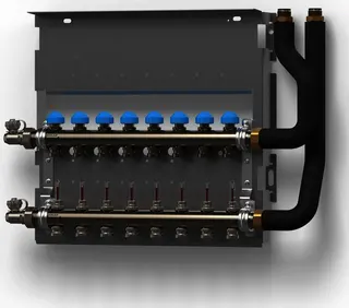 Wolf Heizkreisverteiler manuell 6 Heizkreise, für CAT-2