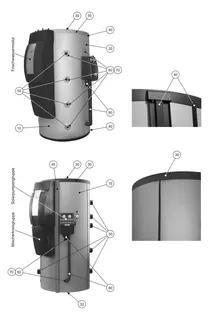 Wolf Schichten-Pufferspeicher Typ BSP-W-SL-1000-ULTRA, mit 2 WT – Bild 2