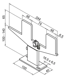 Zehnder Zubehör Fußkonsole FMORV 14-R5, RAL 9016
