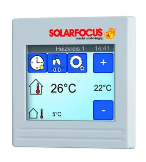 SOLARFOCUS RAUMBEDIENGERÄT 3,5“ ecomanager-touch